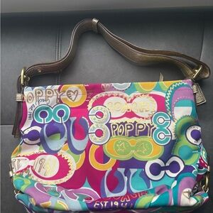 Coach Colorful Graphic Shoulder Bag